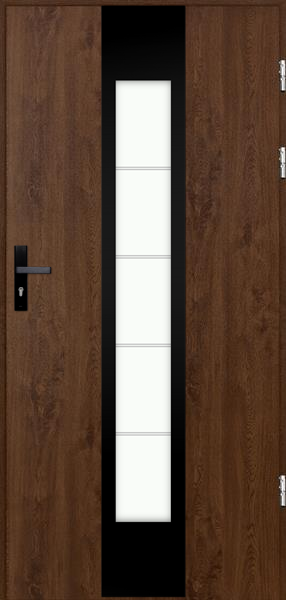 Polstar doors Amerigo deux noir - Aluthermo 55