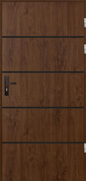 Polstar doors Hunt noir - Aluthermo 55