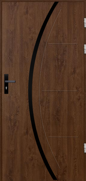 Polstar doors Phoenix noir - Aluthermo 55