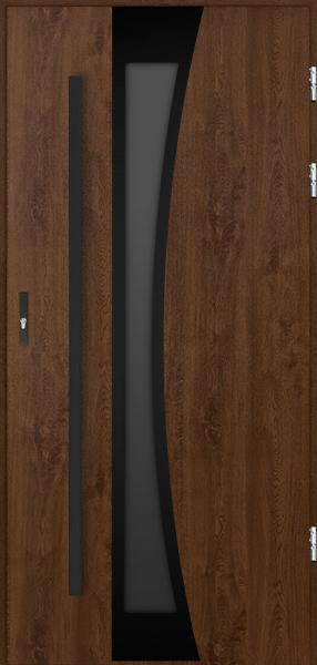 Polstar doors Gemini noir - Aluthermo 55