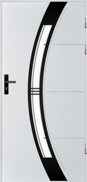 Polstar doors Andromeda noir - Aluthermo 55