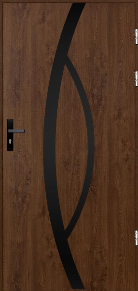 Polstar doors Kastor noir - Aluthermo 55