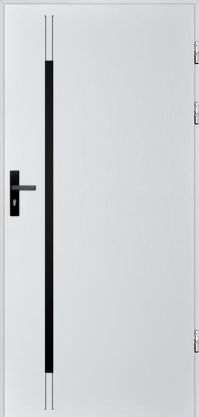 Polstar doors Alvarado noir - Aluthermo 55