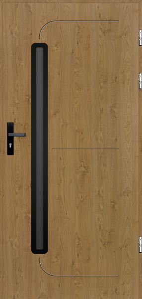 Polstar doors Hadar noir - Aluthermo 55